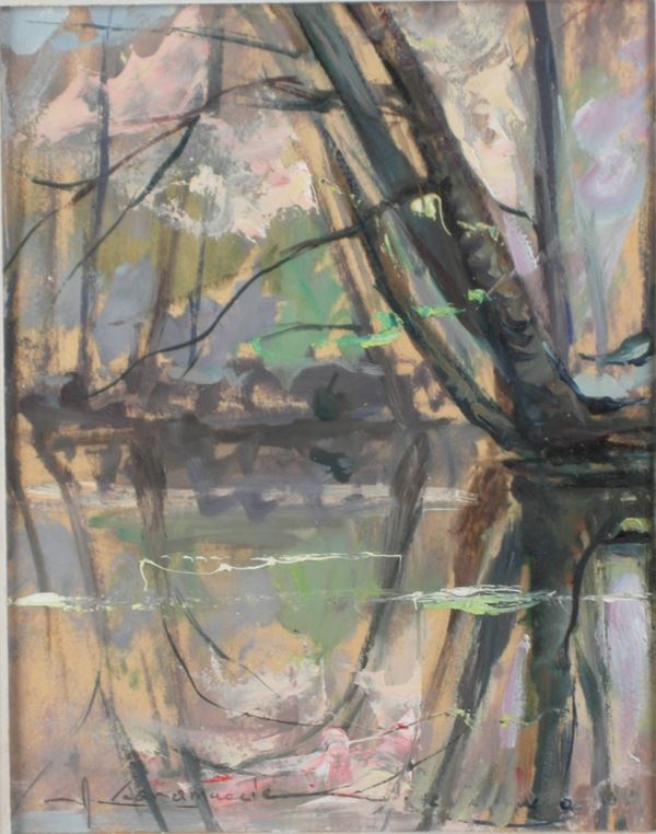 Painting ''MILAN THE GARDENS''