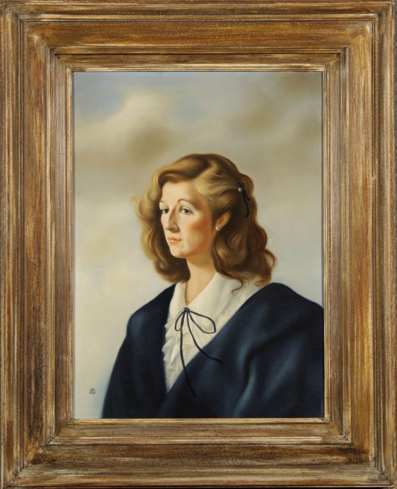 Maurizio Bottoni - Dipinto ''ritratto di Giovane Donna''