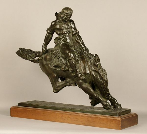 JOSE' BELLONI - Bronze sculpture ''RODEO''