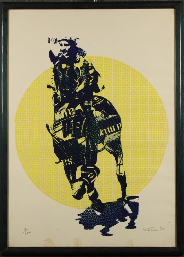 GIANNI BERTINI - Serigrafia "FANTINO''