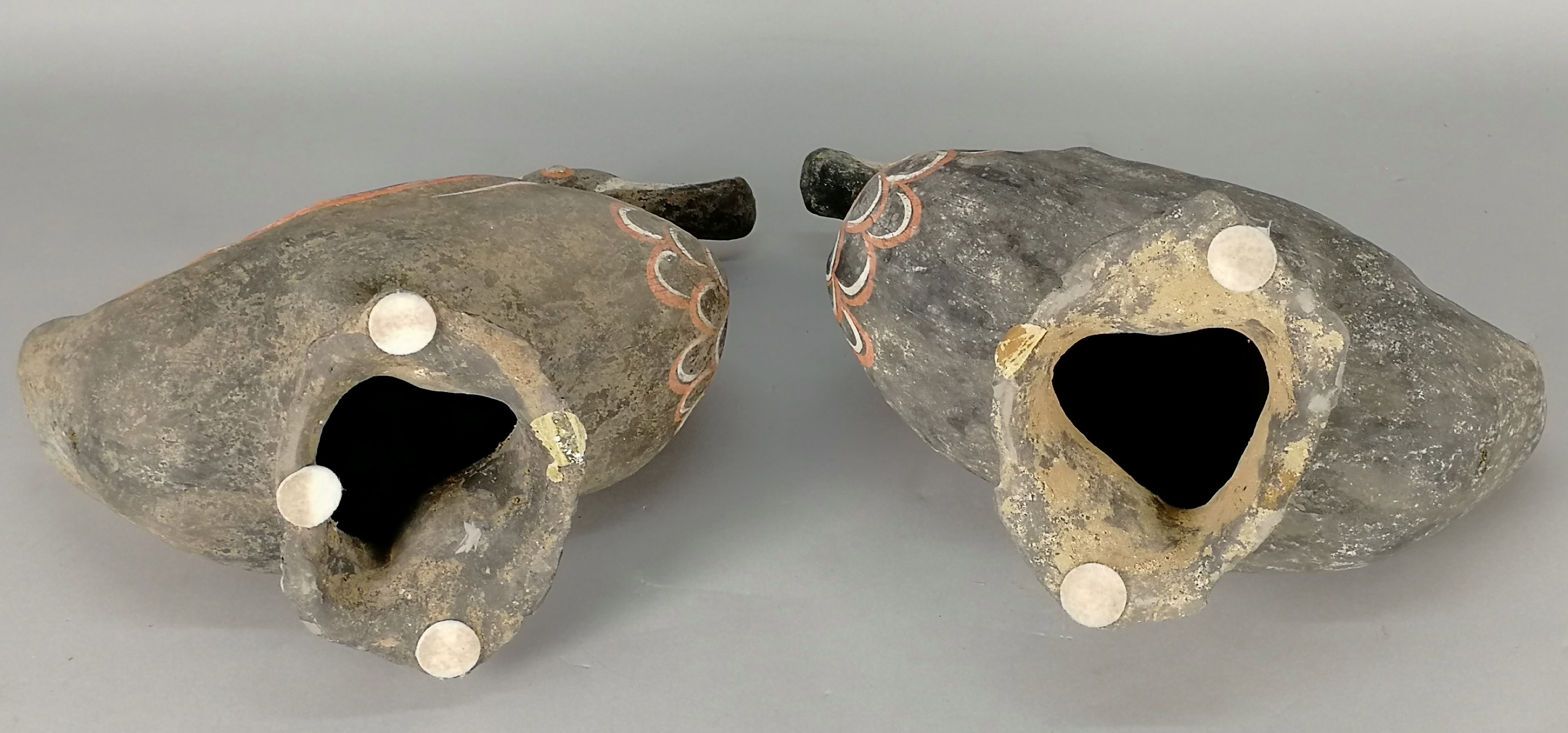 Coppia di Anatre in Ceramica