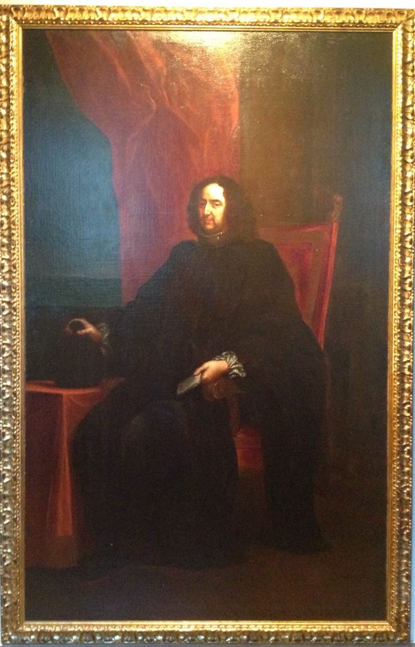 BERNARDO GIOVANNI CARBONE - Painting ''PORTRAIT OF A GENTLEMAN''