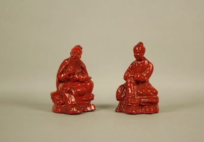 Coppia di Sculture ''personaggi''