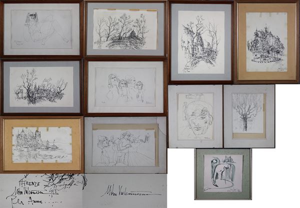MIHU VULCANESCU - Undici disegni ''SOGGETTI VARI''