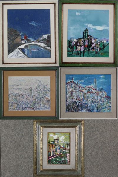 Cinque Dipinti ''paesaggi''