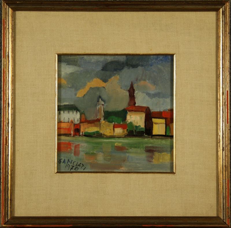 Napoleone Sanciati - Dipinto ''paesaggio''