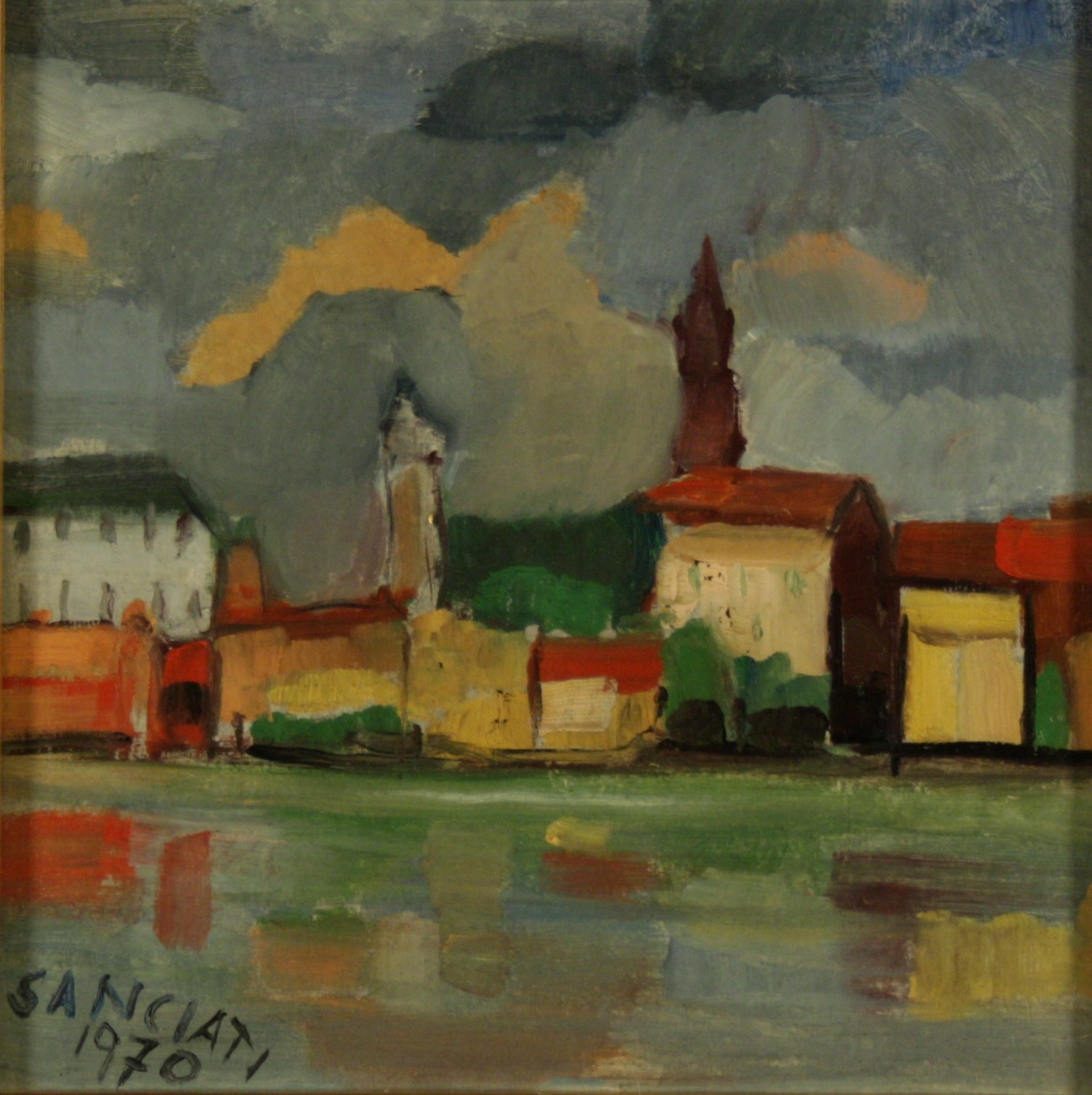 Napoleone Sanciati - Dipinto ''paesaggio''