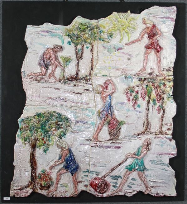 FEDERICO QUATRINI - Placca in ceramica