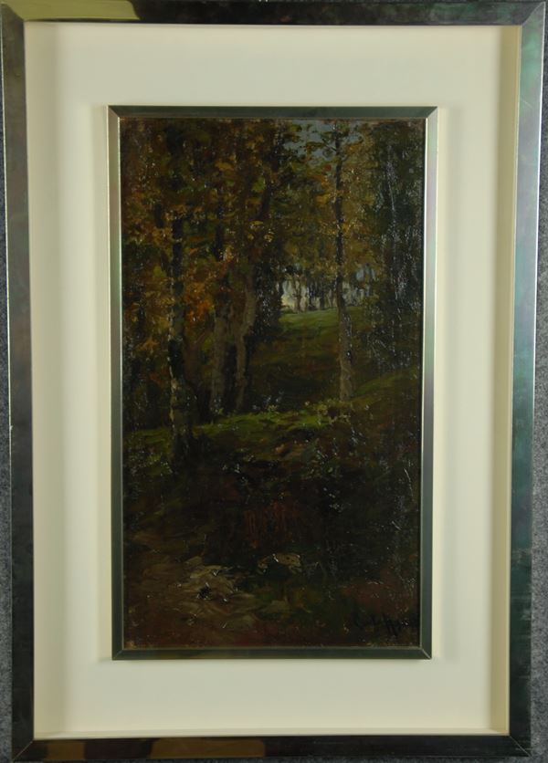 CARLO PAOLO AGAZZI - Painting ''WOOD'' 