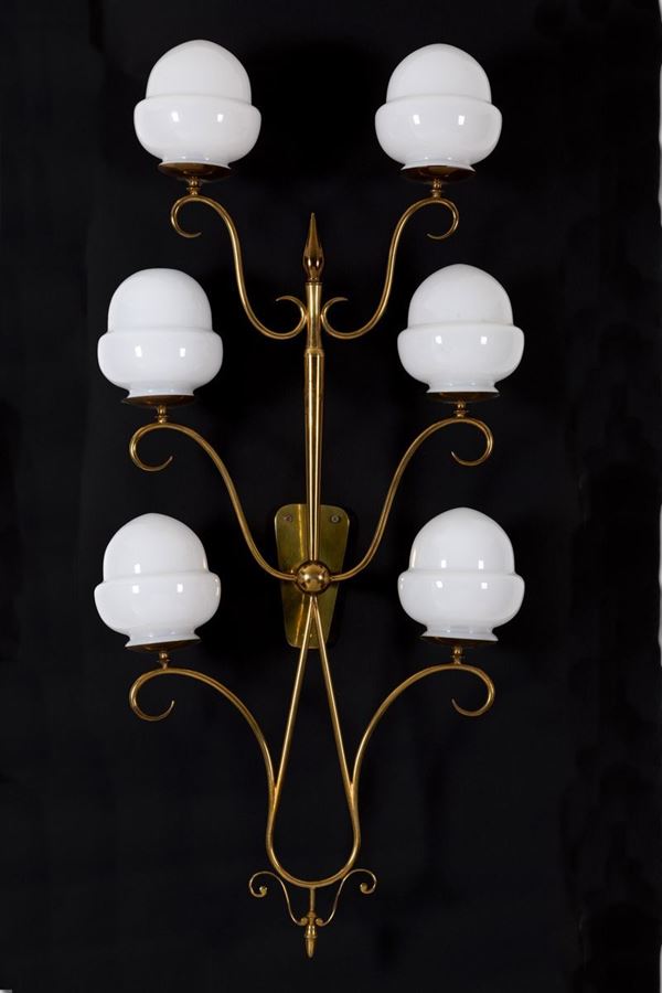 Grande applique nello stile di Paolo Buffa