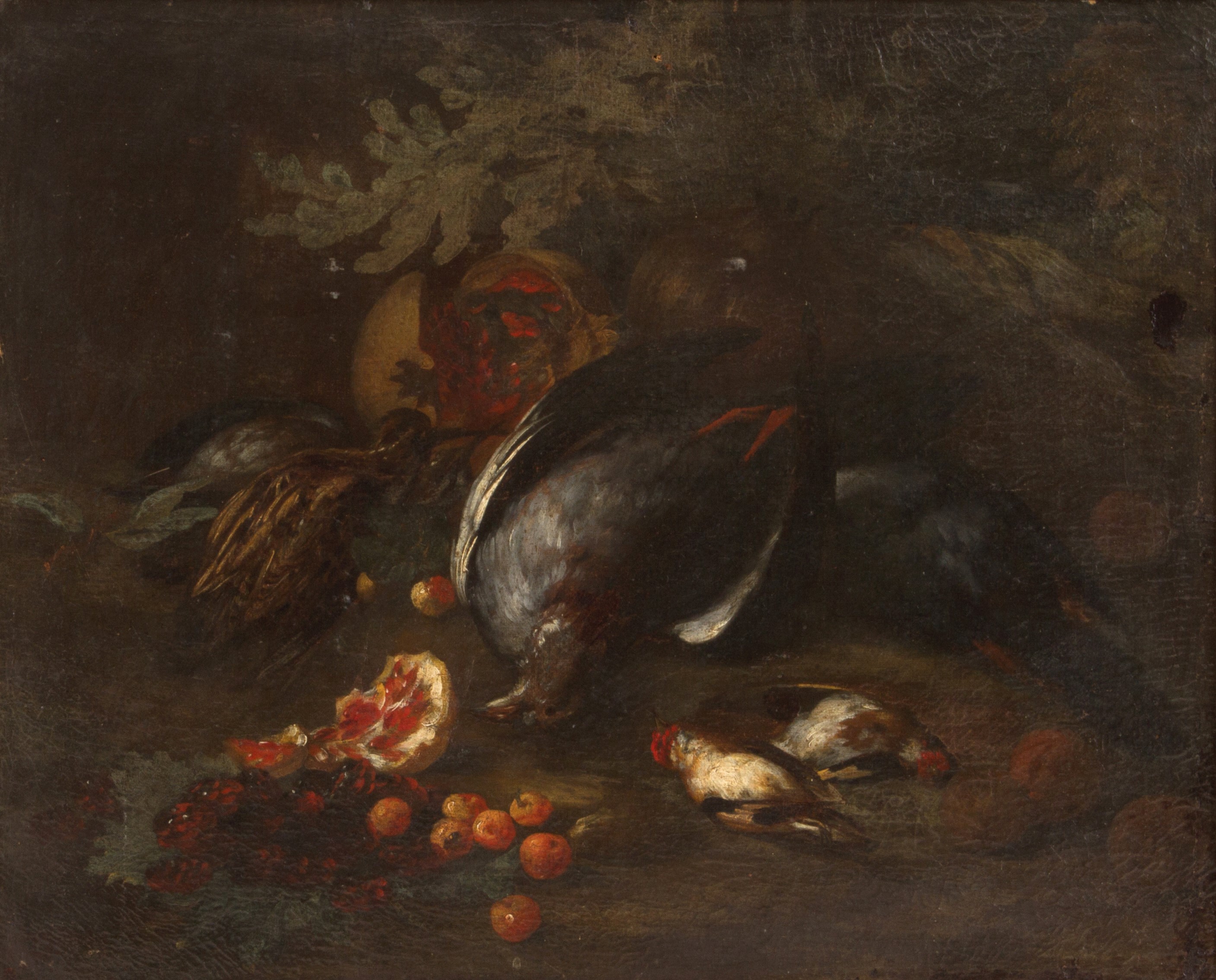 Dipinto ''natura Morta con Frutta e Cacciagione''