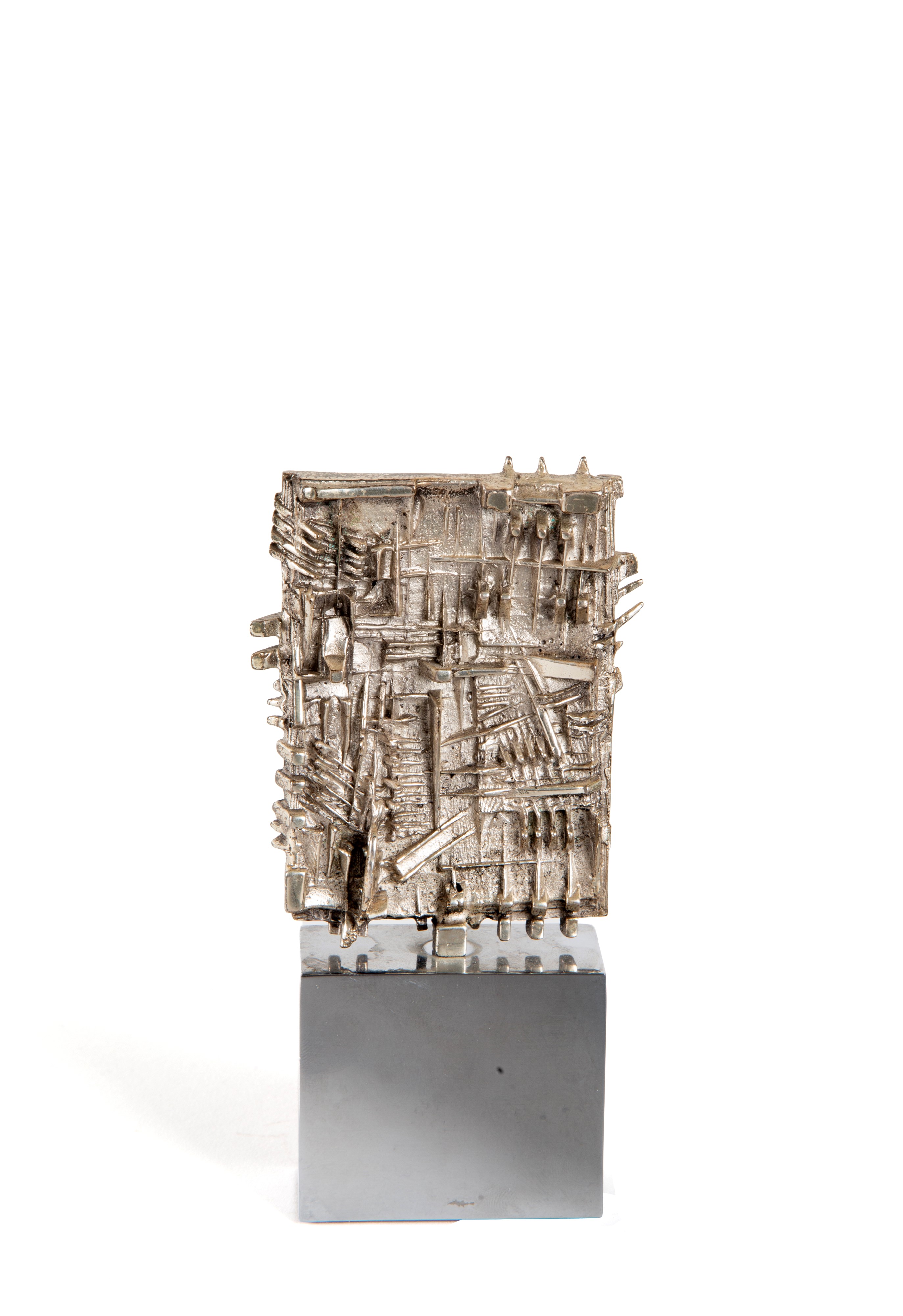 Arnaldo Pomodoro - Scultura in Argento ''stele''