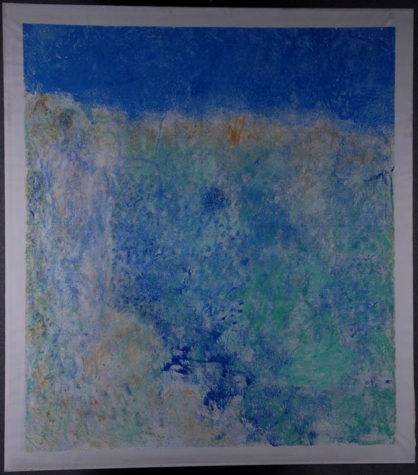 RUGGERO SAVINIO - RUGGERO SAVINIO (Torino, 1934). Dipinto olio su tela intitolato ''PRIMAVERA'', ...