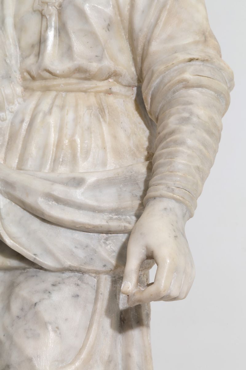 Scultura in Marmo Bianco Statuario di Carrara
