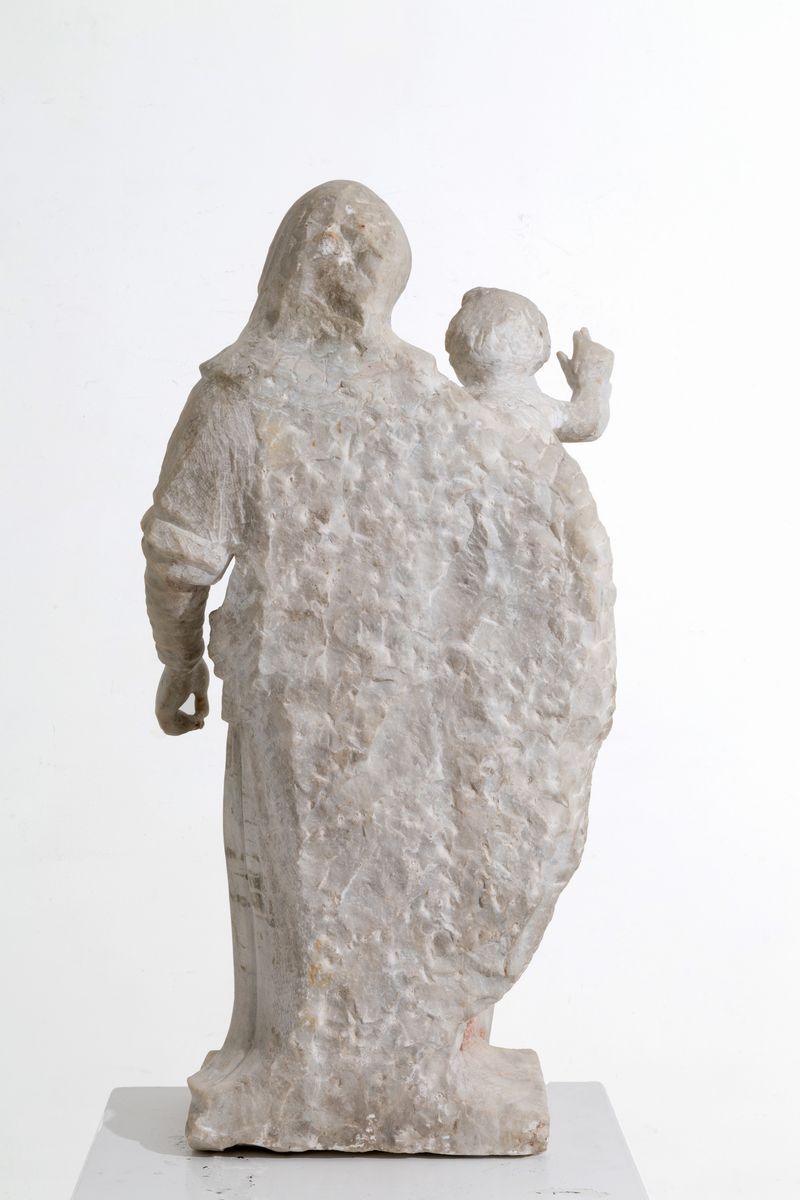 Scultura in Marmo Bianco Statuario di Carrara