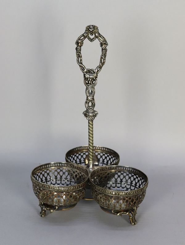 Bottle holder in 800 silver