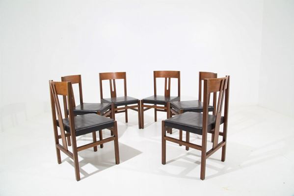 TITINA AMMANNATI &amp; GIAMPIERO VITELLI - Six chairs for ROSSI DI ALBIZZATE