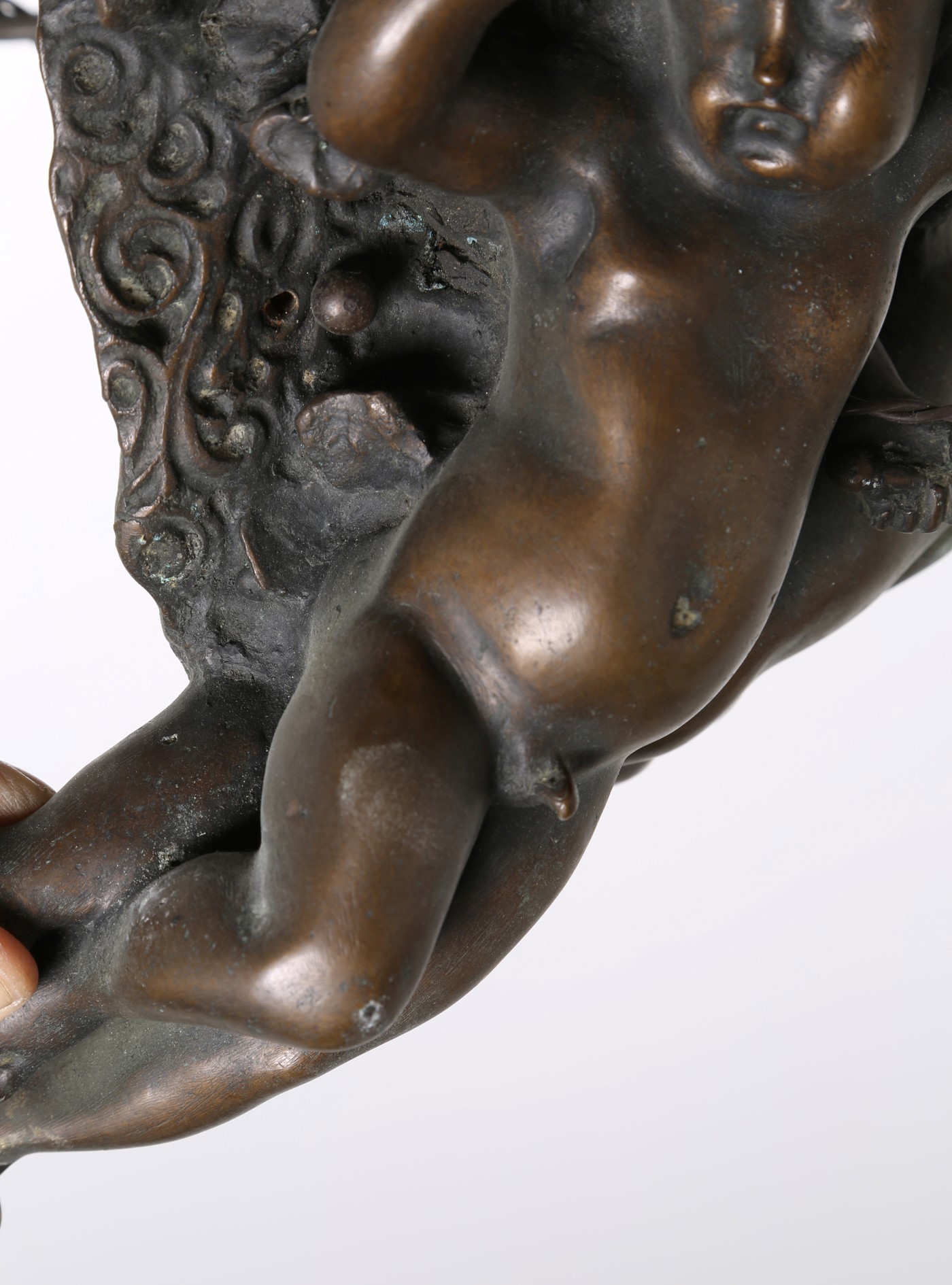 Lampadario in bronzo