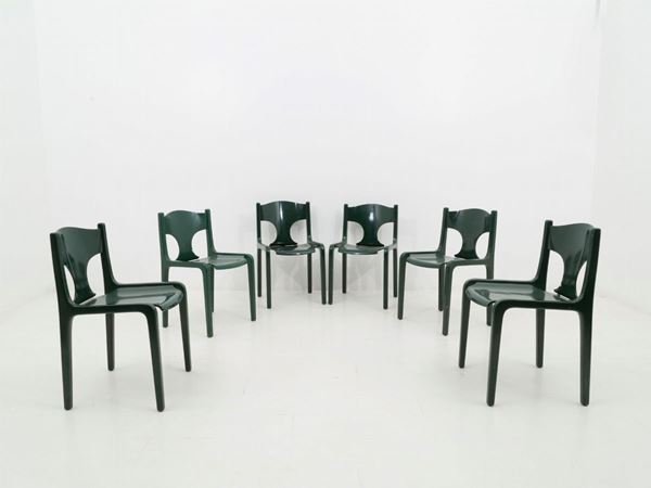 AUGUSTO SAVINI - Six chairs for WELLS