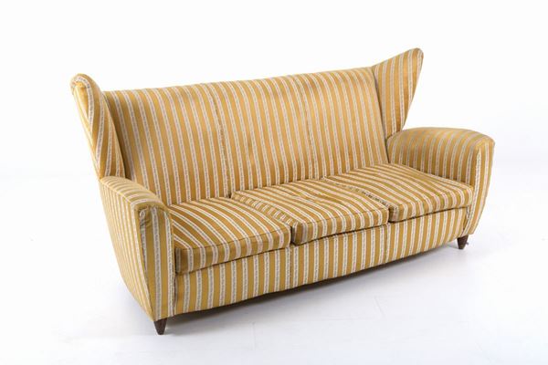 PAOLO BUFFA - Three seater sofa with original fabric