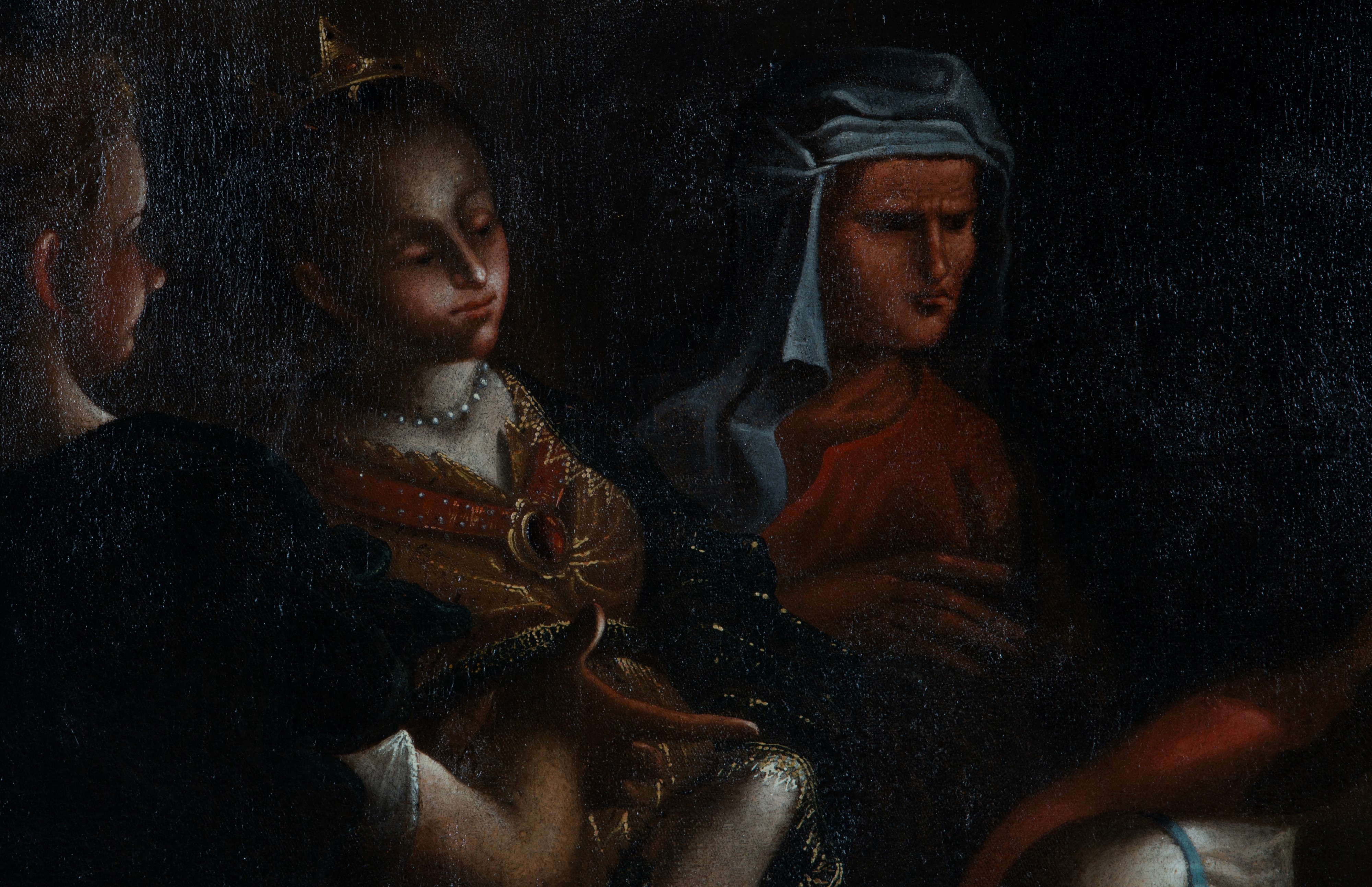 Luca Cattapane - Dipinto ''preparativi per la Decollazione di Giovanni Battista''