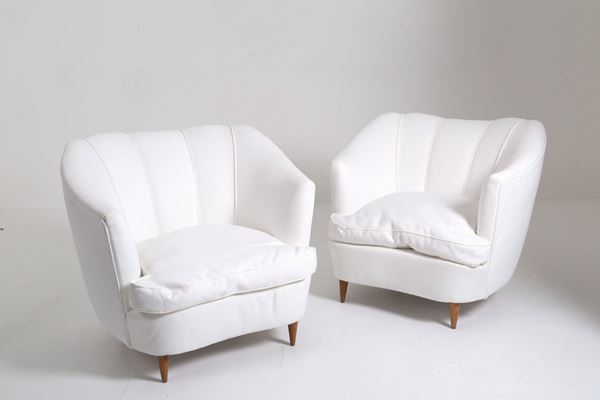 GIO PONTI - Two armchairs for CASA E GIARDINO