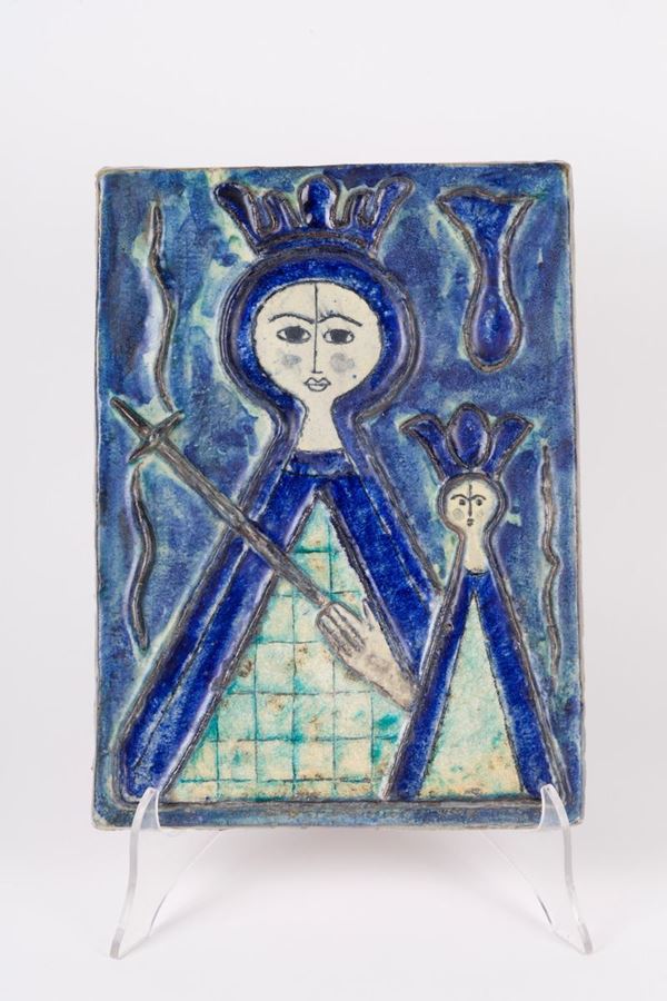Tile in porcelain stoneware and Vietri ceramic