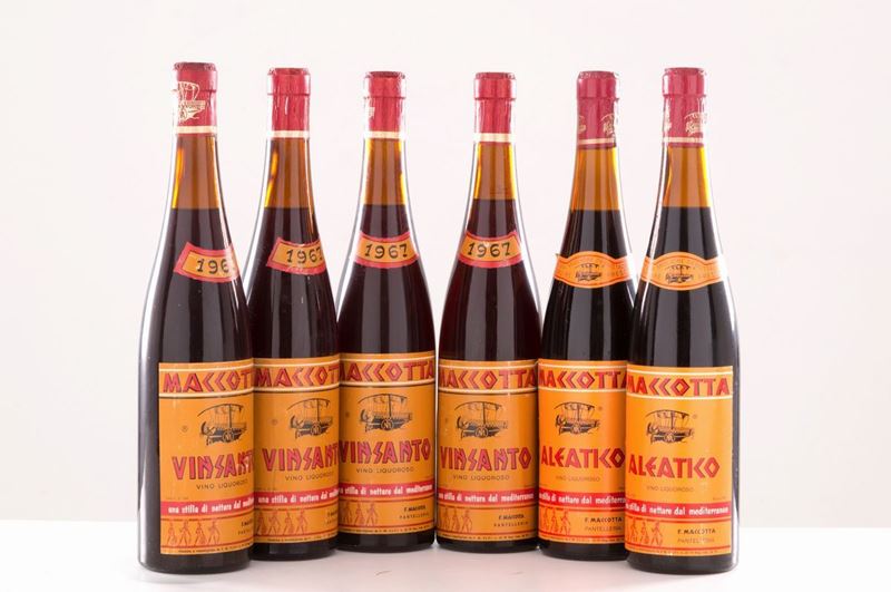 Selezione Azienda Vinicola Fortunato Maccotta, Pantelleria (6 bt). - Vinsanto ...