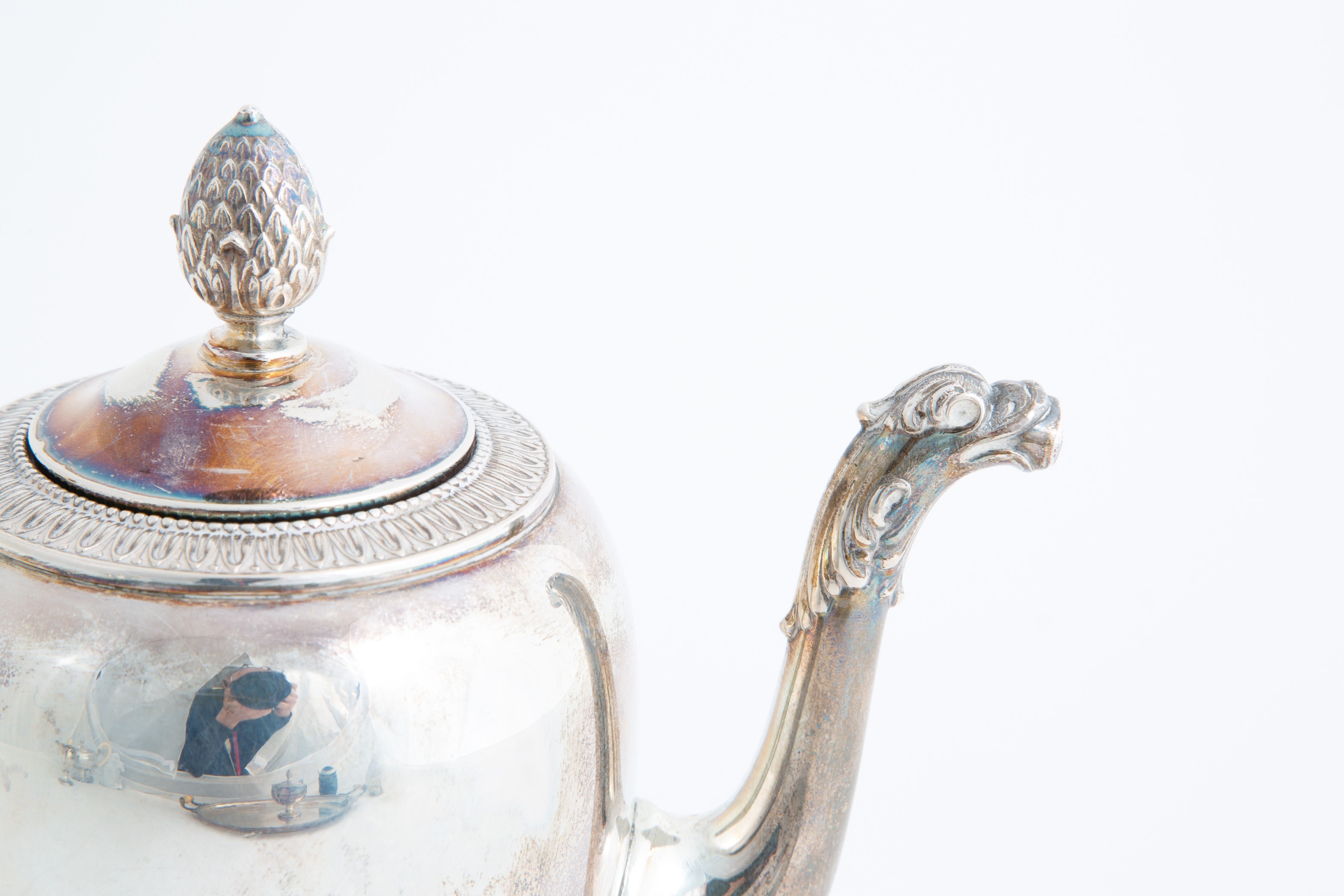 Servizio da tè in argento 800