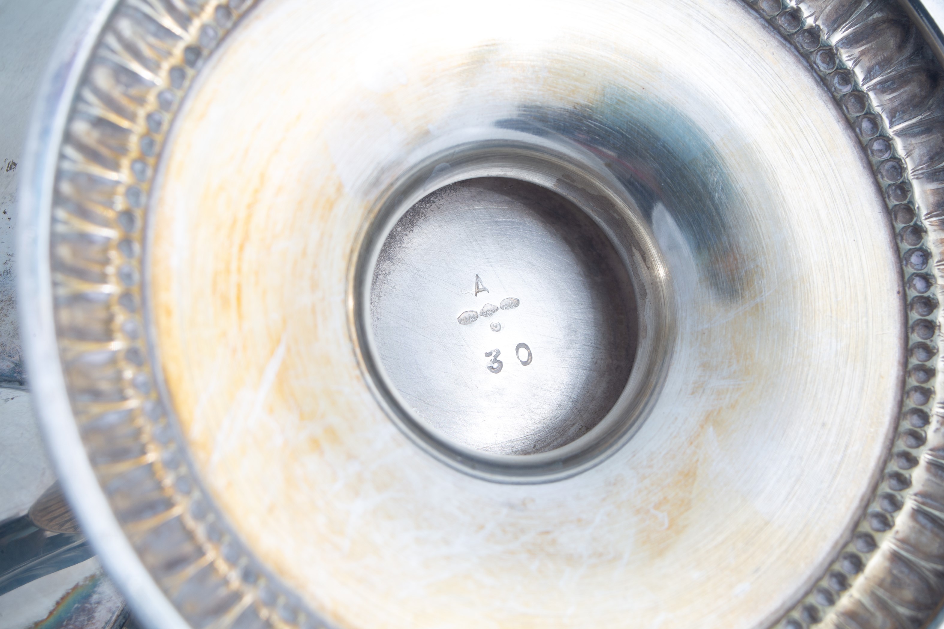 Servizio da tè in argento 800