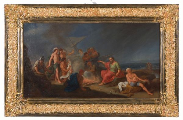 ANONIMO FRANCESE attivo a Roma nel XVIII secolo (ETIENNE PAROSEL (STEFANO PARRO...
