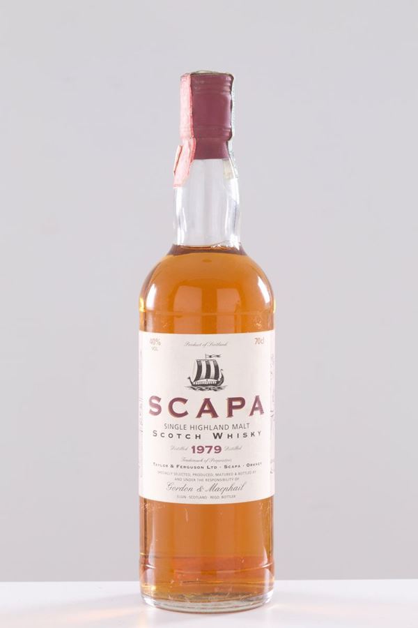 Gordon & Macphail Scapa Single Highland Malt Scotch, distillato nel 1979 (1 bt)...