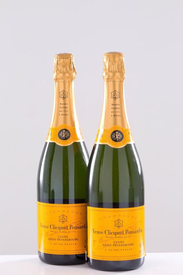 Champagne CuvÅe Saint PÅtersbourg, Veuve Clicquot Ponsardin (2 bt)....