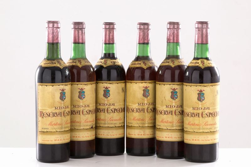Rioja RÅserva Especial Martinez Lacuesta 1922 (6 bt)....