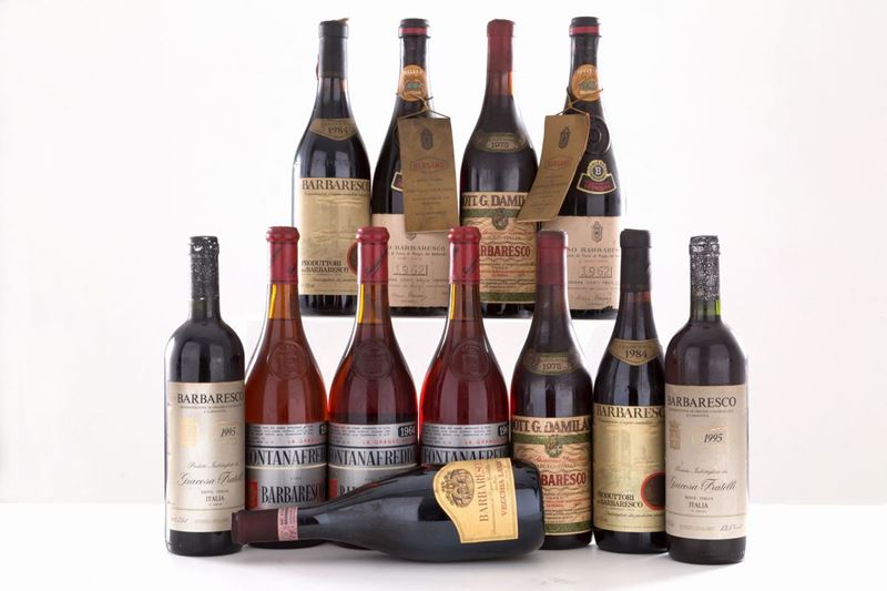 Selezione Barbaresco (12 bt). - Fratelli Giacosa 1995 (2 bt) - Fontanafredda ...