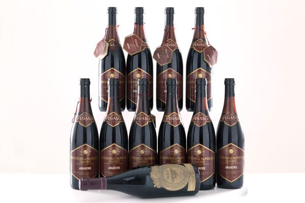 Selezione Amarone (11 bt). 
- Recioto della Valpolicella Classico 1973 (10 bt)...  - Auction MILANO DECOR - Antiques, Wine and Spirits Auction - Viscontea Casa d'Aste