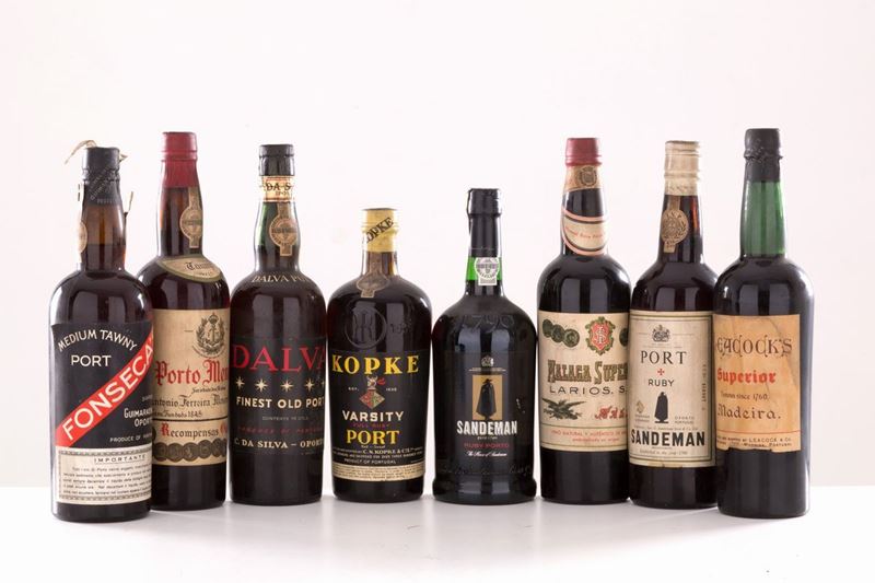Selezione Portogallo-Spagna (8 bt). - Medium Tawny Port Fonseca (1 bt) - Port...