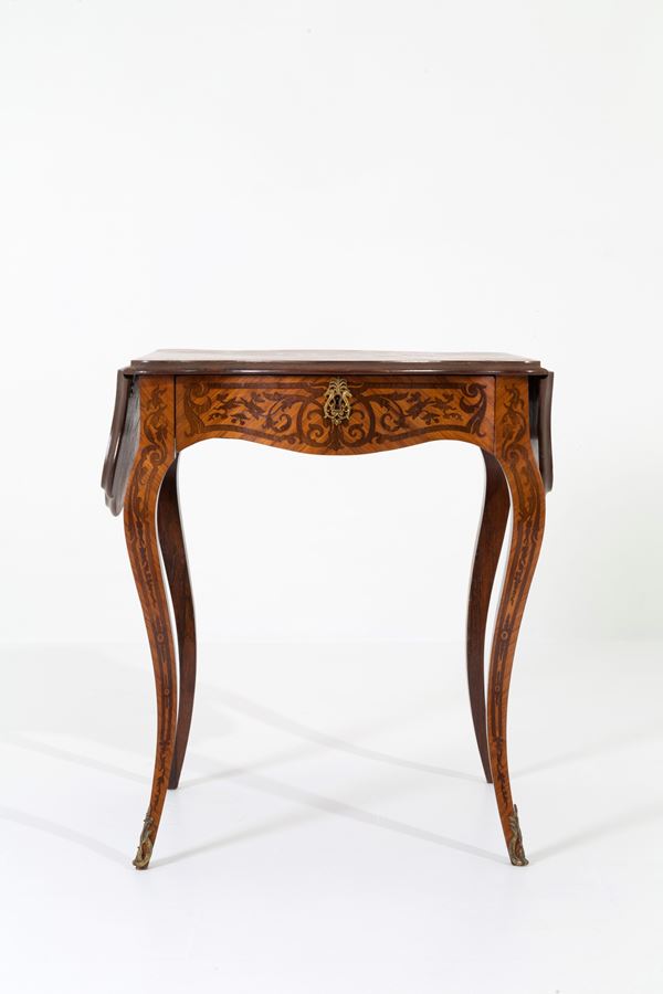 Slatted table