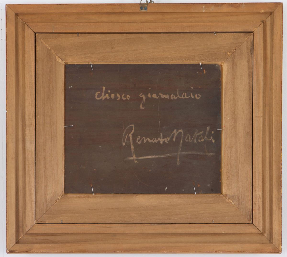 Renato Natali - Dipinto ''chiosco del Giornalaio''