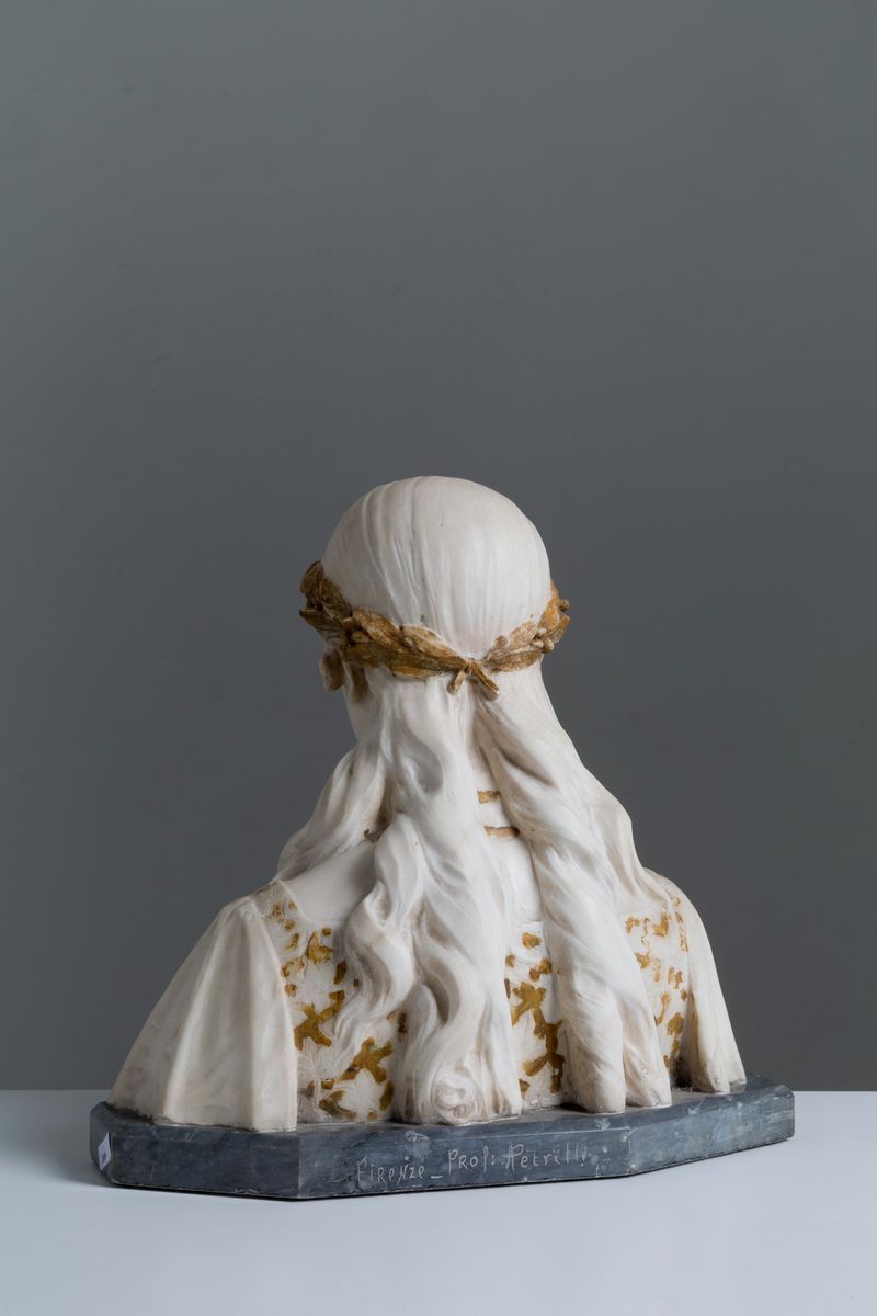 Aristide Petrilli (tivoli, 1868 - Firenze 1930?). Scultura in Marmo Bianco di Carrara