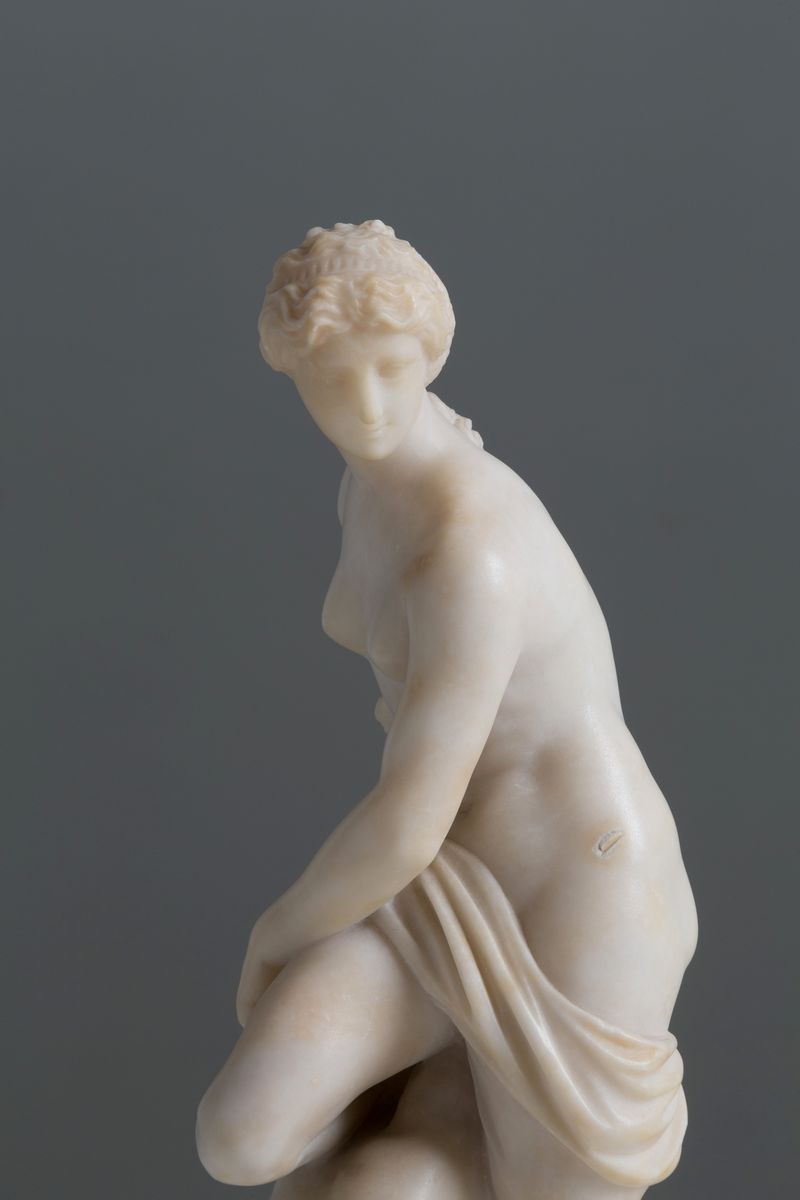 Scultura in Alabastro Raff. ''firenze Vittoriosa su Pisa''. Copia da Giambologn...
