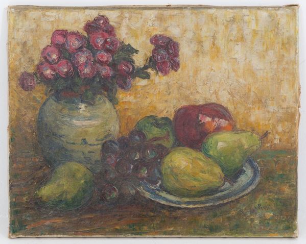 JEAN  PESKE' - JEAN PESKE' (Pervomaisk, 1870 - Le Mans, 1949). Dipinto olio su tela raff. ''NA...