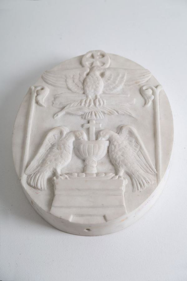 Marble medallion "HOLY SPIRIT''