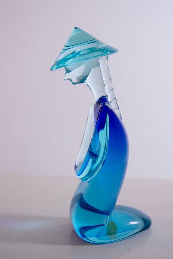 ARCHIMEDE SEGUSO - Scultura in vetro di Murano