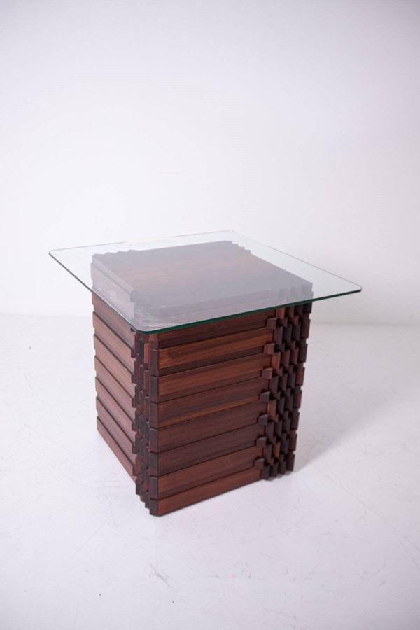LUCIANO FRIGERIO - Tavolo-scultura Diamante per FRIGERIO DI DESIO