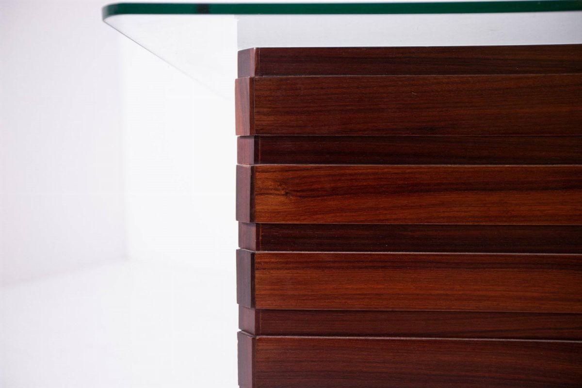 Tavolo-scultura Diamante per Frigerio di Desio