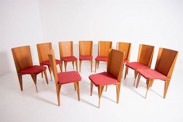 SUMAN ADRIANO E PAOLO - Ten Matrix chairs for GIORGETTI