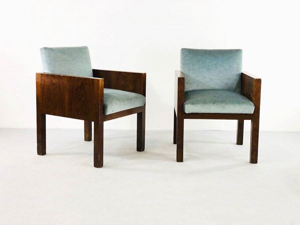 FRANCO  ALBINI - Pair of armchairs