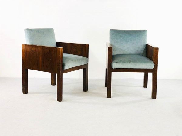 FRANCO  ALBINI - Coppia di poltrone 
