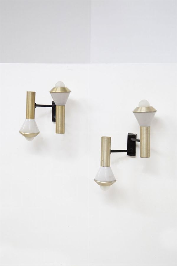 Coppia di applique. Produzione STILUX